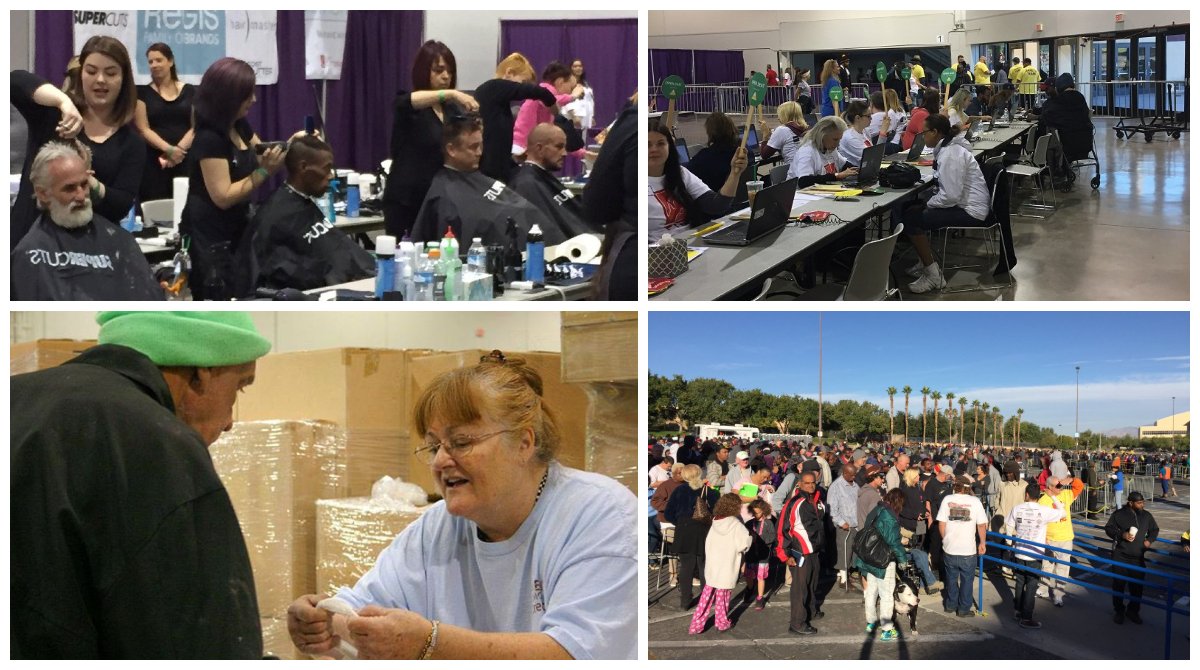 ClarkCountyNV's tweet photo. The 2018 "Project Homeless Connect" is moving to a new location & volunteers are needed for Nov. 20. event. It will take place at the Champion Ctr. (3900 E. Bonanza Dr.) in Las #Vegas from 9am-4pm. In 2017, 600 volunteers helped about 3,000 people.
https://t.co/cPV3UQvUxE https://t.co/IvQQkkw95B