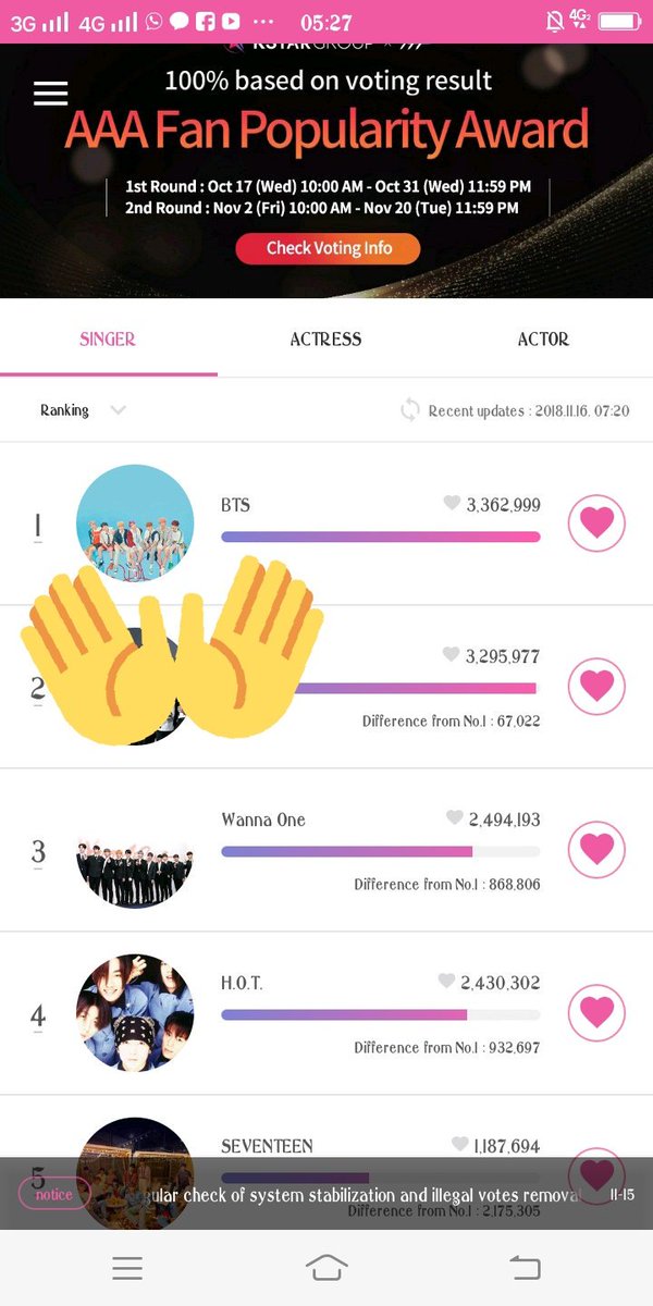 CillV101's tweet photo. Amii dimanaaa kaliannnnn ayo jangan lupa vote @BTS_twt Di #AAA #Pcas jangan sampai kita tersusul💜💜💜🌹 bisa lewat aplikasi ya di app store hp kamu, nama aplikasinya itu #starple mari bikin bangtan kita bangga sama amiii https://t.co/JM3cIsSqsj