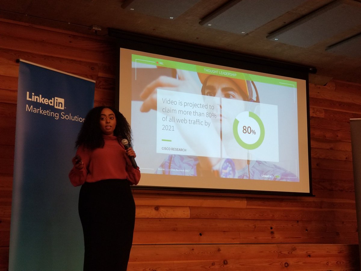 mapa_social's tweet photo. Video is projected to claim more than 80% of all web traffic by 2021 #linkedin #video https://t.co/fRAC1wRFvI