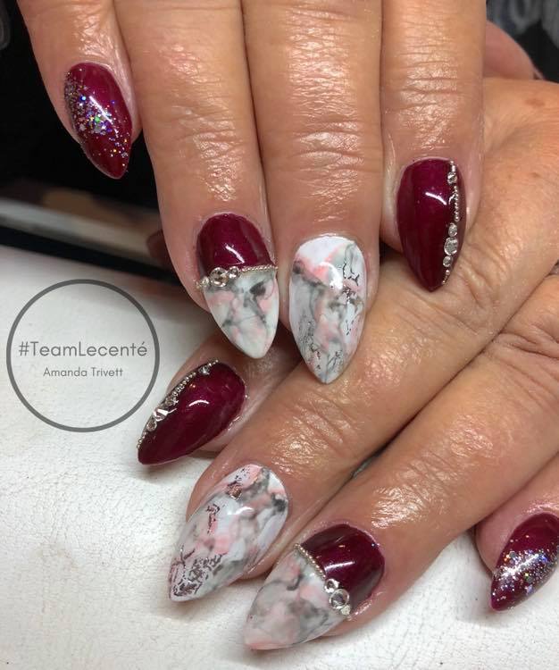 Absolutely stunning set by <a href="/nailsashburton/">Amanda Trivett</a> using Silver Holo Multi Glitz and Bright Silver Foil! #lovelecente #lecente #lecenteglitter #lecentefoils #glitternails #nailart #nailgoals #nailinspo