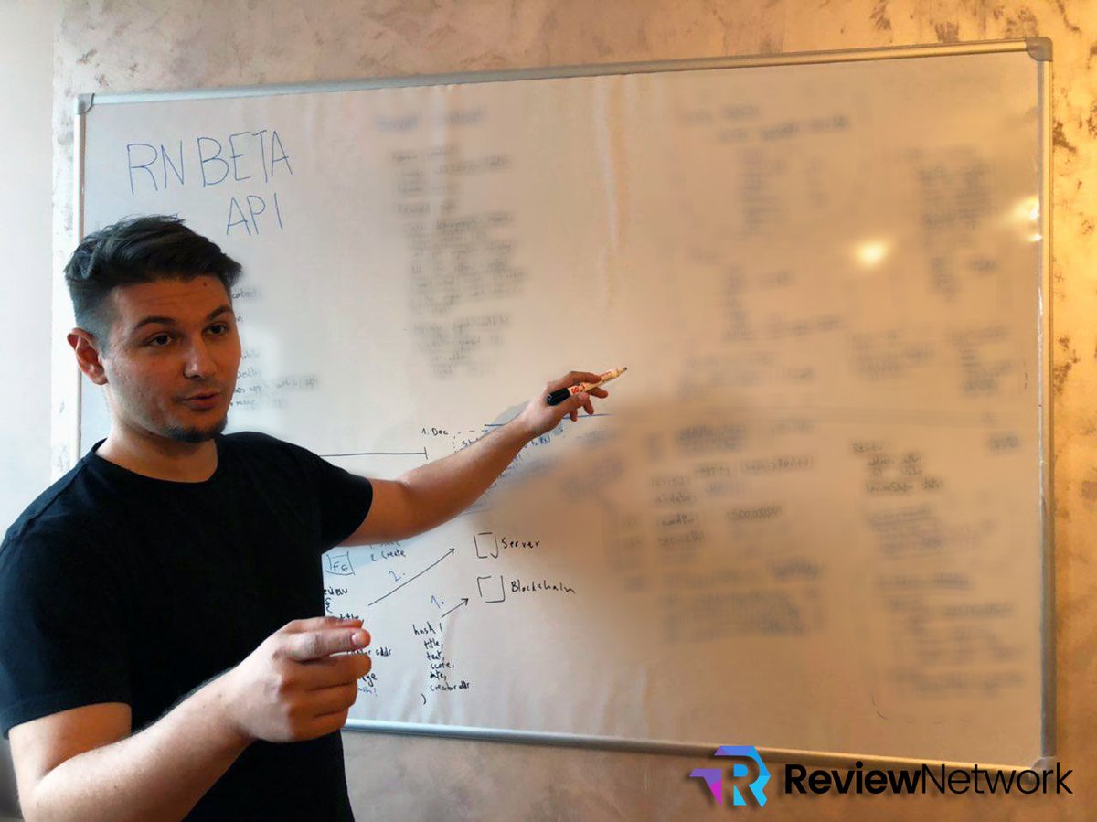 ReviewNetworkHQ's tweet photo. The release of the https://t.co/bCtFzwImTa Beta app is getting real close. Our COO Petar and the team are making sure that all important things are covered. Let's start the #REWolution! https://t.co/HVtEmTl9Ao