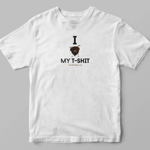 UN_Water's tweet photo. Today, 4.5 billion live without a safe toilet and 892 million people still practise open defecation. 

Print and wear your statement t-shit. 19 November is #WorldToiletDay 
https://t.co/J1yECAXg5i https://t.co/sgVoQeTNxe