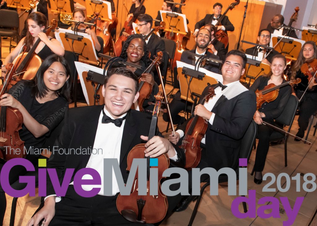 Today is Give Miami Day!

We will be posting exciting festival updates and performance videos today to celebrate Miami's largest non-profit fundraiser.

Donate Today at miamimusicfestival.com to support the next generation of classical musicians.