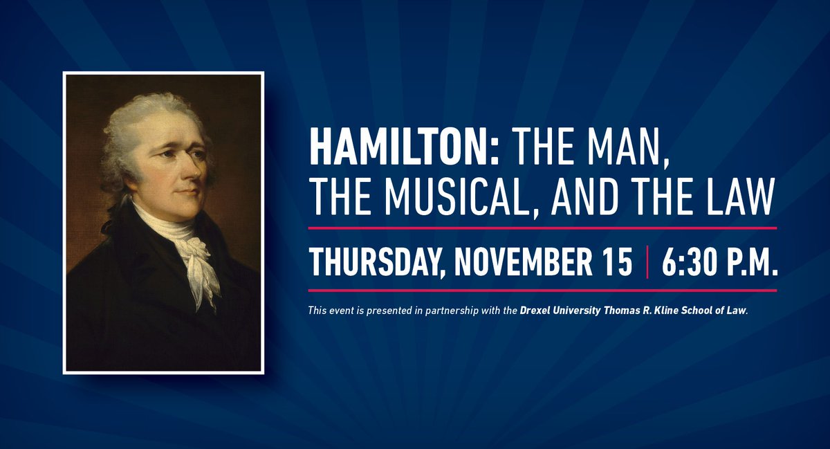ConstitutionCtr's tweet photo. TONIGHT: @VAMNit, @JoshuaADouglas, Judge Ketanji Jackson, and Erwin Chemerinsky of @BerkeleyLaw share what #Hamilton has to teach us about the Constitution and the law.

CEO @RosenJeffrey moderates.
Watch live: https://t.co/EhN7qKmqla  #AmericasTownHall https://t.co/rYjSJDGmkB