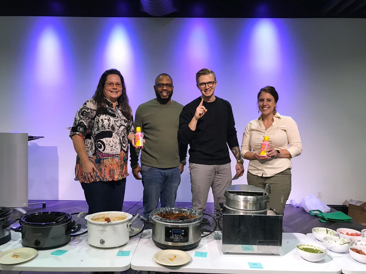 Congratulations to our Annual Member Chili Cookoff winners - FIRST PLACE WINNER is Zach Retterath! Sarah Huet places her second year in a row scooping up second place! And tied for third place are @DarelRoss and Cheryl Houda!