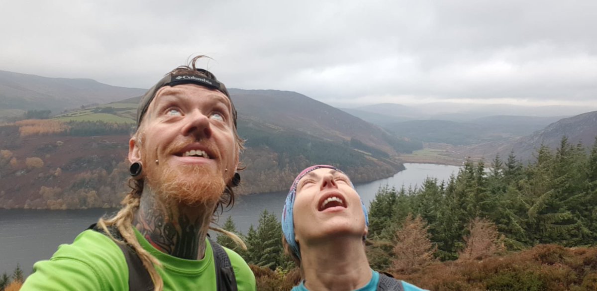 JuJuJay3's tweet photo. New adventure this morning for Nicola training. But really as tough as the hills were it was fun too😎🏃‍♀️🏃🏻💪🇮🇪😱🌳 #trailrunningwicklow #jujujay #mudsweatandrunners #guidedrunning https://t.co/Ss82xFsOoA