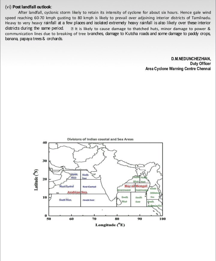 tnsdma's tweet photo. #TamilNaduFishermen weather warning for the next  06 hours valid from 23 00 hrs IST on 16th Nov'18 #CycloneGaja https://t.co/NM6yBJByXU