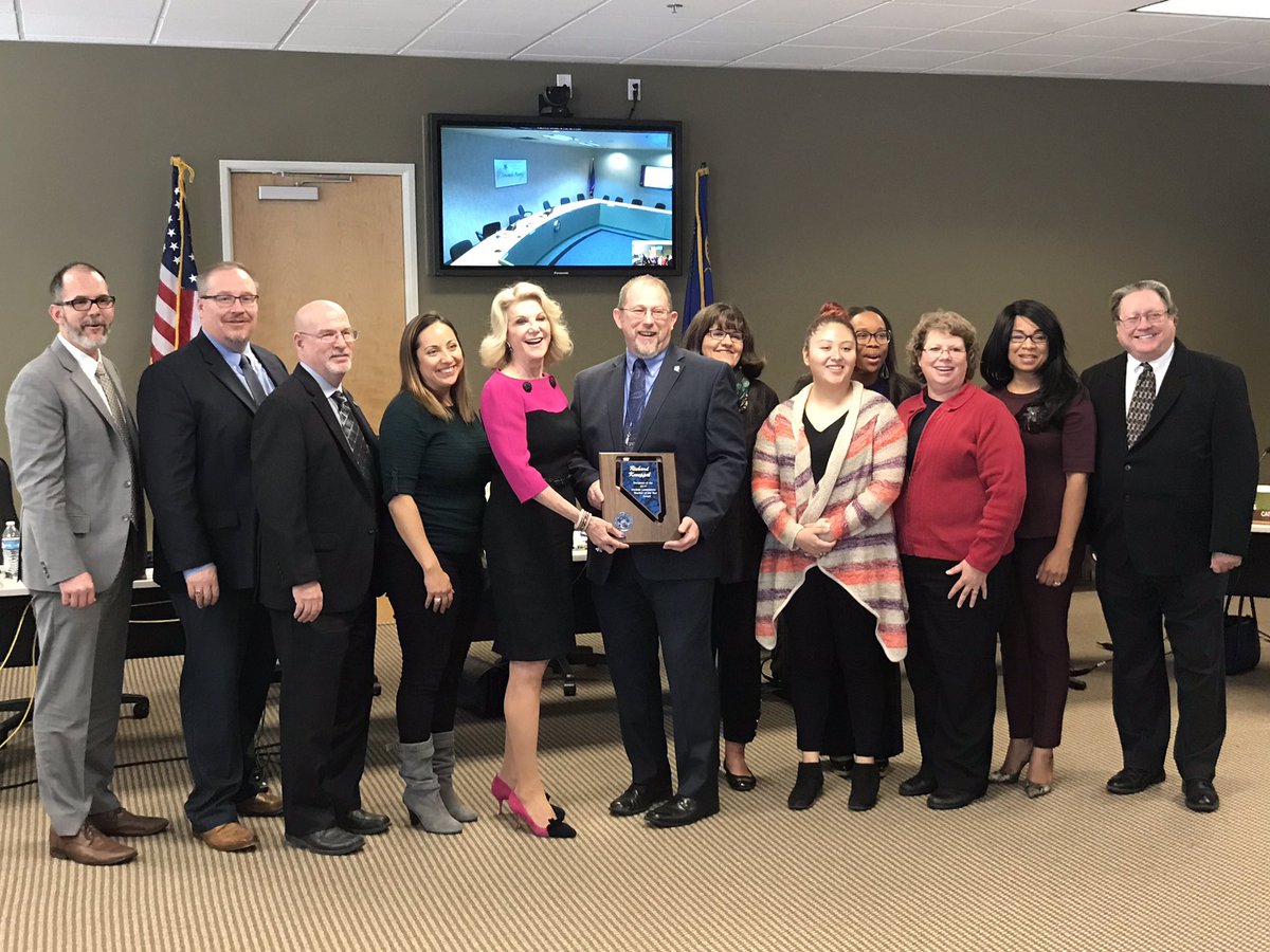 vegastheo's tweet photo. #NVTOY @RichardKnoeppel being recognized by @NevadaReady @NVSupt - grateful to the Dept to recognize committed professionals! @SJteaches @KLsoxfan1970 @vikkicourtney @SNLeaders @cceanv @ClarkCountySch #GreatTeachingMatters https://t.co/IuDDwKOWkX