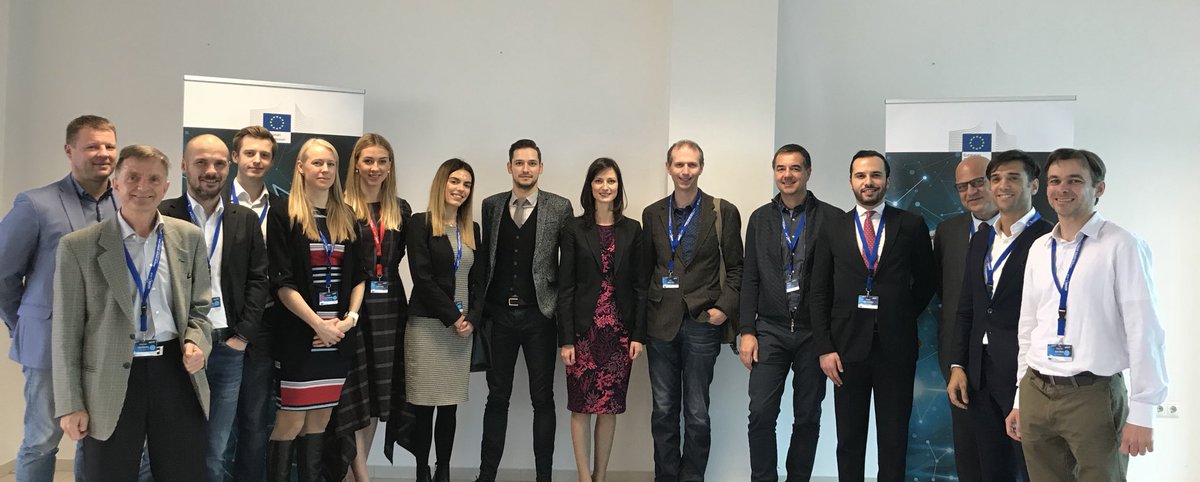 NUI Galway's <a href="/JohnBreslin/">John Breslin</a> was part of a group of startup ecosystem leaders that met with the European Commissioner for Digital Economy &amp; Society <a href="/GabrielMariya/">Mariya Gabriel</a> at the Startup Europe Summit today to discuss best practices and initiatives for startup ecosystems around Europe #SES18