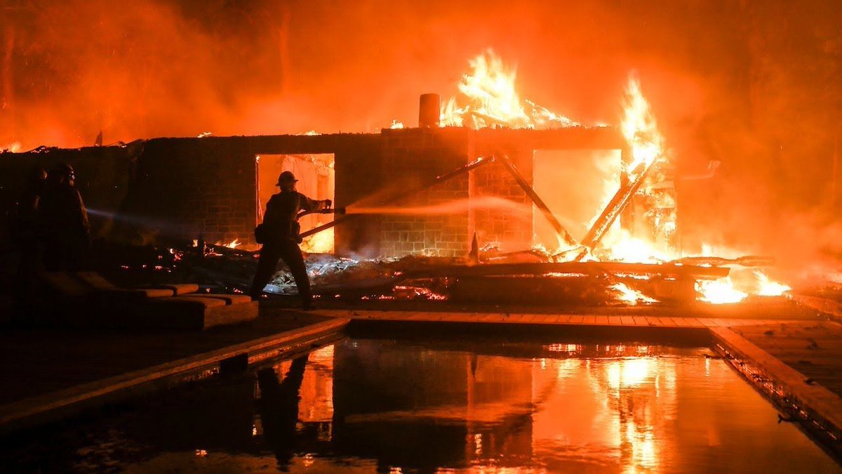 factboxtv's tweet photo. NEW VIDEO:
You Will Not Believe The Horrific Desolation Created By The California Fires
#CaliforniaWildfires #Woolseyfires #CampFire 
 https://t.co/ZWPdokIx9a https://t.co/1WLlAObExp