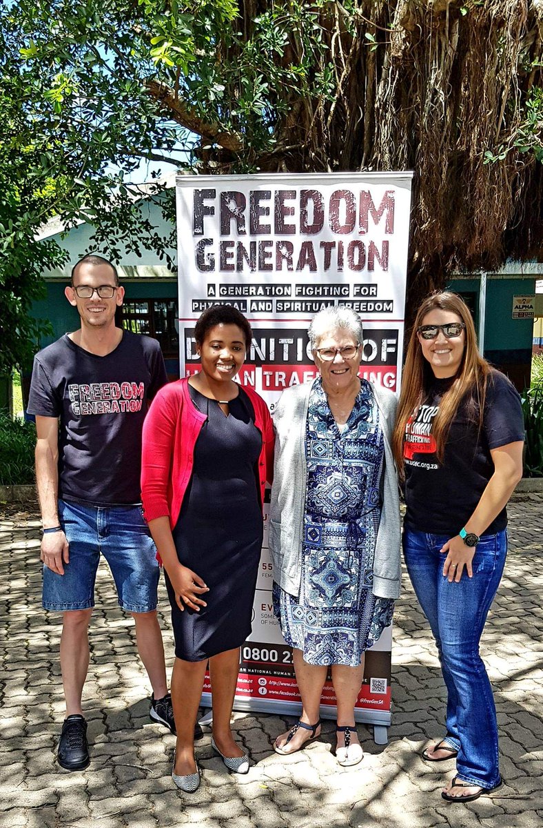 FreeGenSA's tweet photo. Great morning with a group of creche owners, CPF members and ward counsellor of the Kwambonambi area.
Thank you Amangwe Village and NG Arboretum, we appreciate you.
#humantrafficking #hhppb #FreedomGeneration https://t.co/a3D4MnqPMC