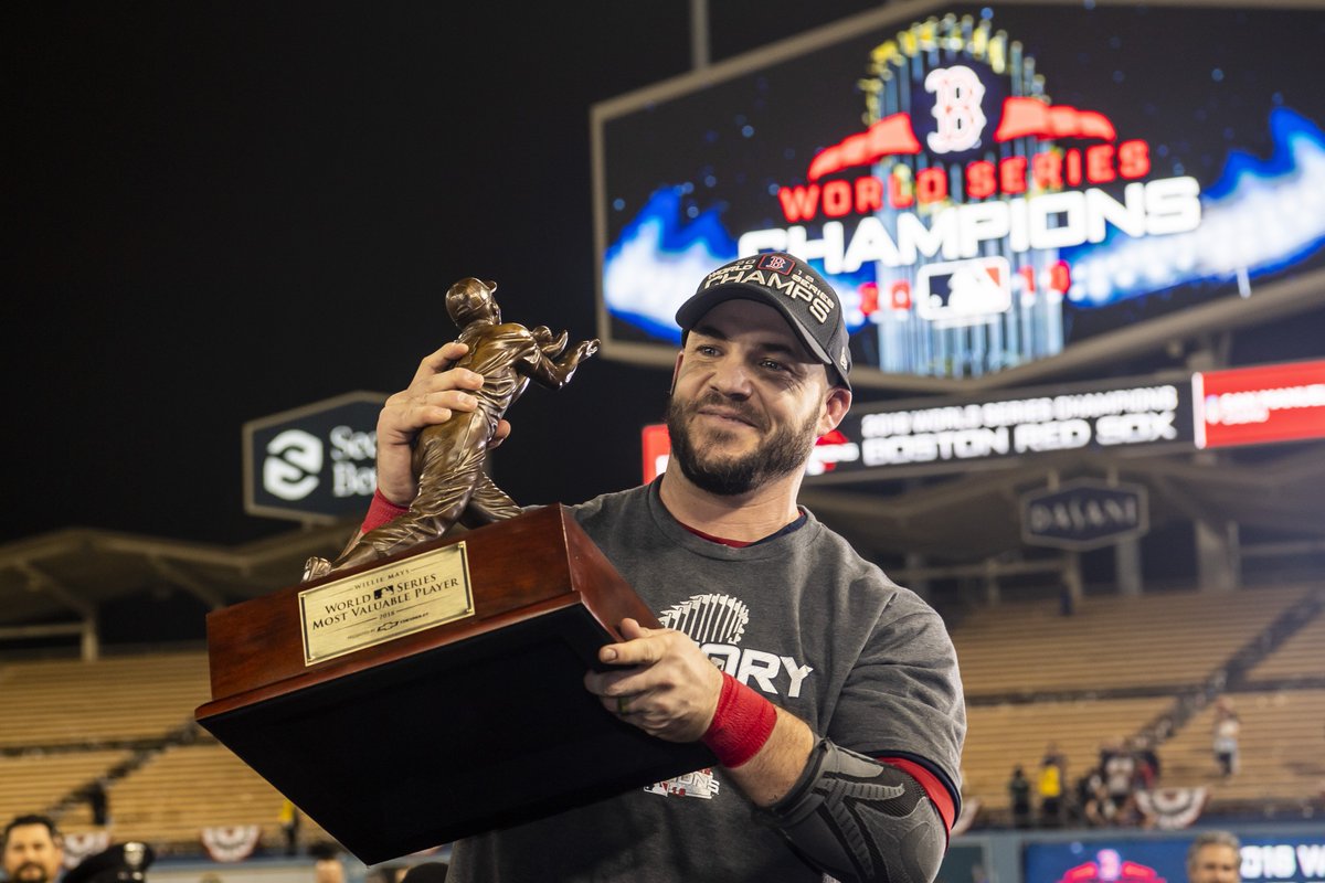 GamecockBSB's tweet photo. #TBT to trophies!! 🏆🏆 

@JackieBradleyJr @WayneTwentyOcho 

📷 credit: @RedSox 

#Gamecocks https://t.co/t62eLVcnZp