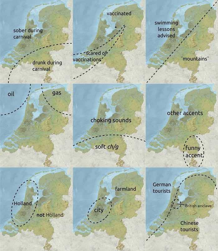 The Netherlands divided