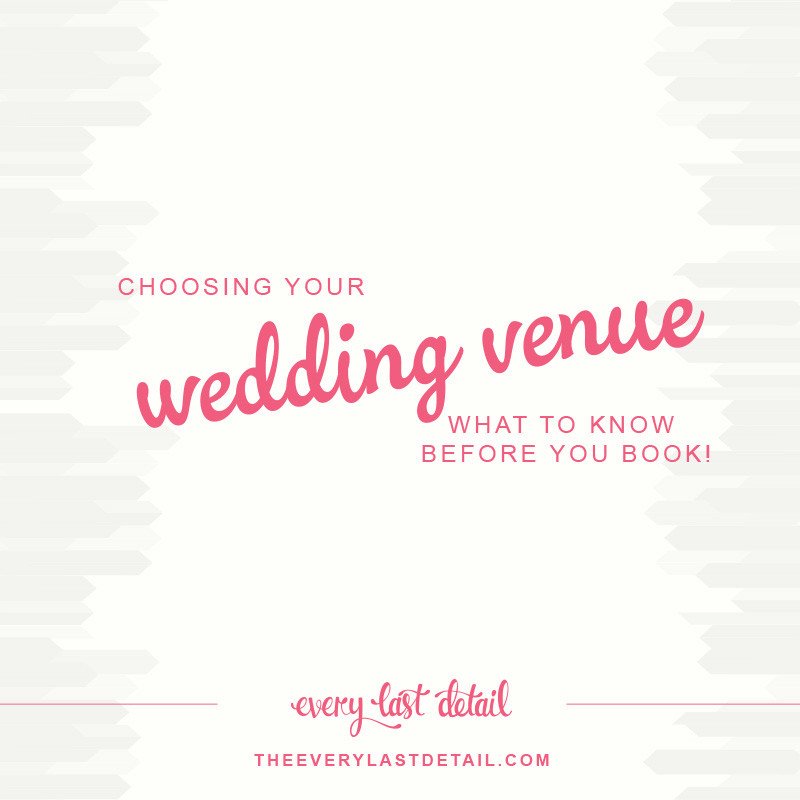 Choosing Your Wedding Venue: What To Know Before You Book! theeld.com/2TdWL8V
