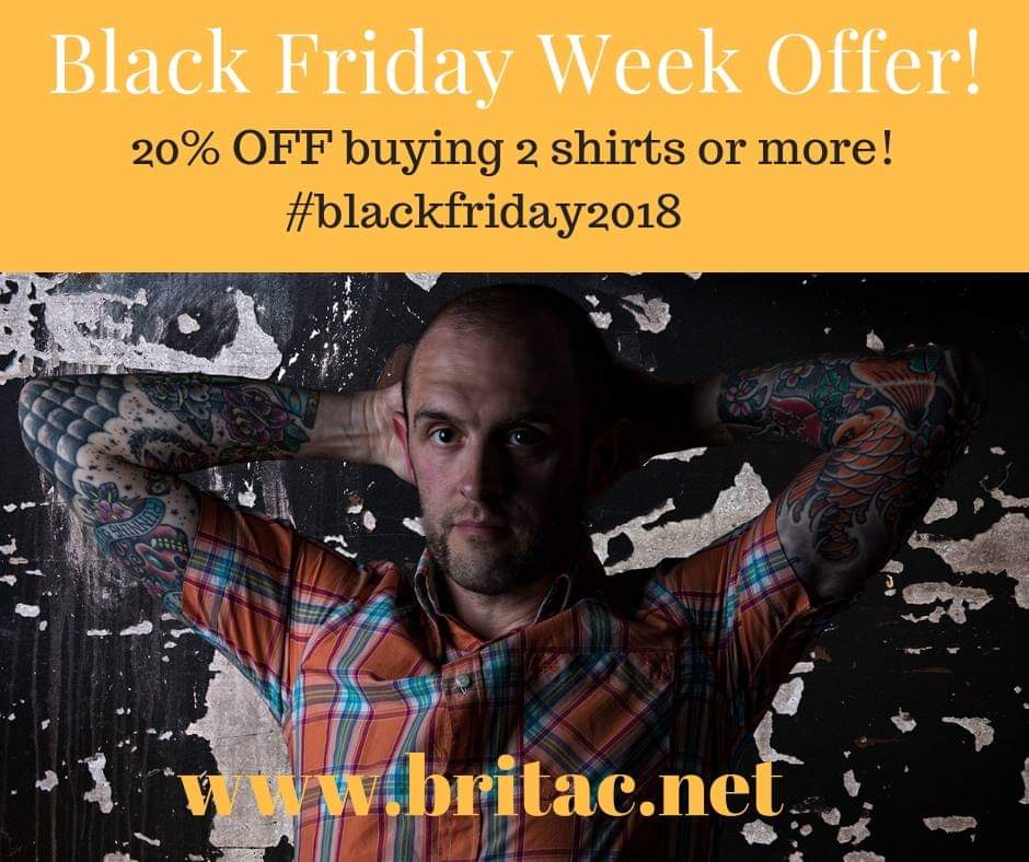 Britacshirts's tweet photo. Black Friday WEEK 20% off 👌😀 https://t.co/MdWFC4zXBc https://t.co/oD4Pw3hVVp