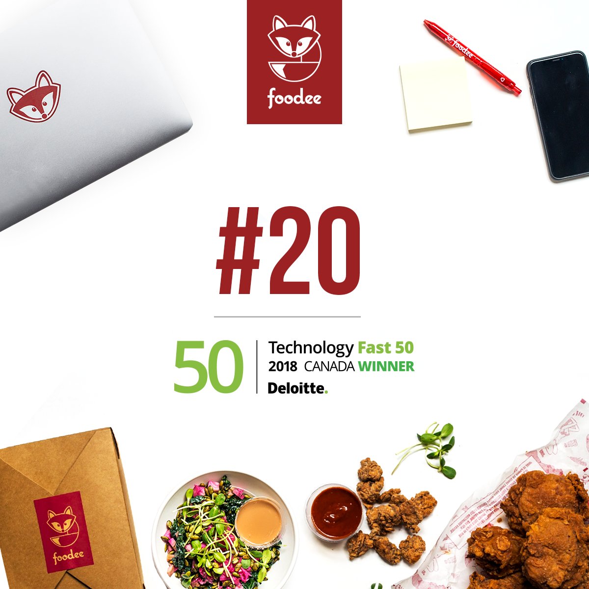 RySpong's tweet photo. We’re so honoured @Foodee to be on the @DeloitteCanada #Fast50CA list for the second year in the row!

Thank you to all of our clients, partners, drivers, investors, and employees for making this possible!

Official list can be found here: https://t.co/vq7kOLMuS6 https://t.co/wNNQcU5Iw1