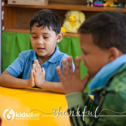 KidsAliveInt's tweet photo. As we give thanks for our many blessings, don’t forget the children worldwide who lack food, safety, and education. KAI is thankful to be part of offering these kids hope and help! #kidsalive #thanksgiving https://t.co/F6LbK4fWTF