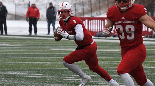PrezHemesath's tweet photo. Scenes from a D3 Football Game, SJU vs. Thomas More University https://t.co/bFq0ffduHr https://t.co/Z5Sii5YscL