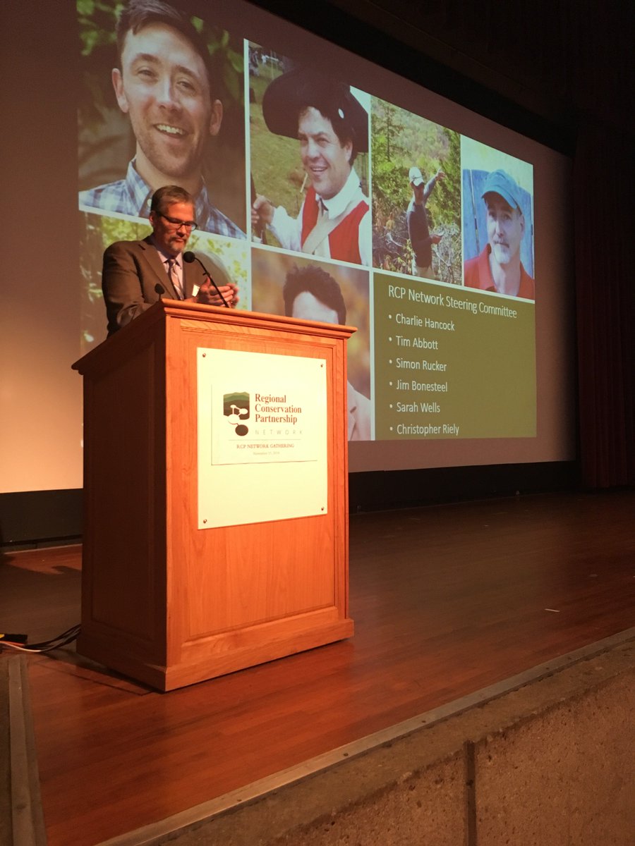 aspetucklt's tweet photo. .@Bill_Labich from #HighsteadFoundation speaking at @RCP_Network (Regional Conservation Partnership) at @UMassAmherst. 🌿 @aspetucklt is part of Hudson to Housatonic RCP, preserving land on regional scale. #2018RCP #RCPeople https://t.co/ptzuSI1irn