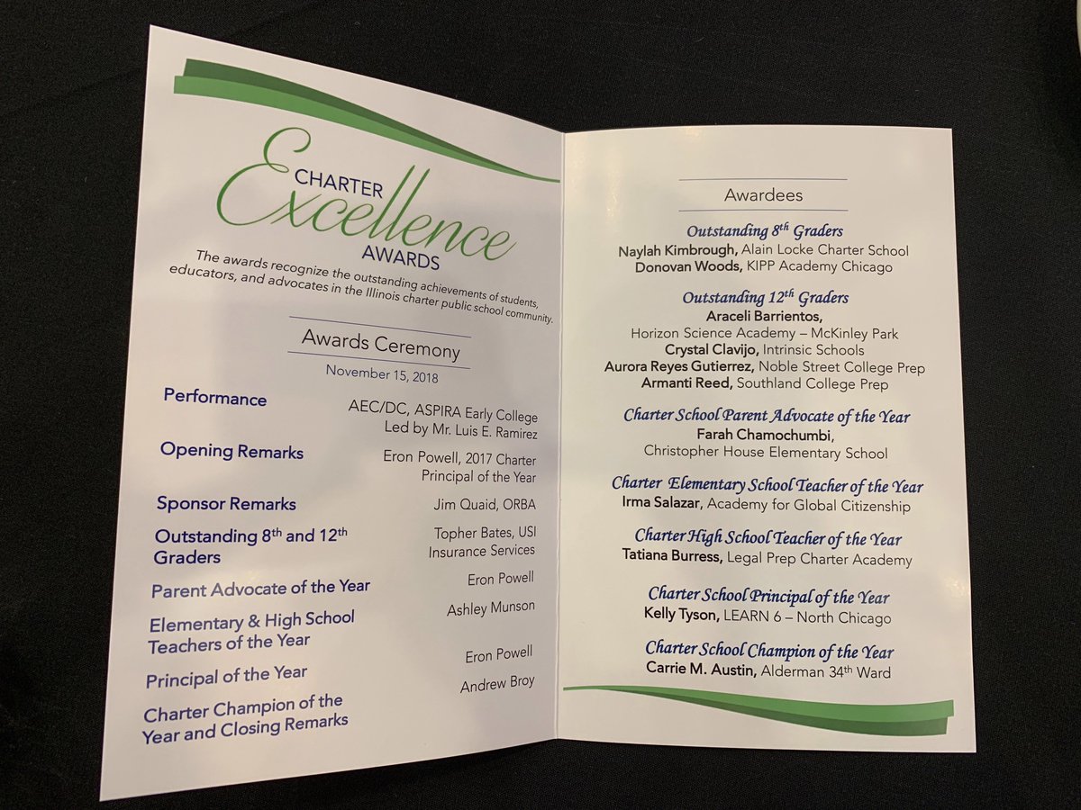 ILCharters's tweet photo. Congratulations to the 2018 Illinois Charter Excellence Awards winners! #INCSConf2018 https://t.co/ziEzjmxdfv