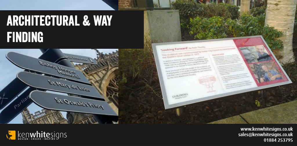Do you need a unique way finding #sign to match your infrastructure? ↗️ We #design and make way finding and architectural signs to extend your brand that little bit further. Give us a call on 01884 253795 for more information. bit.ly/2x8leD6