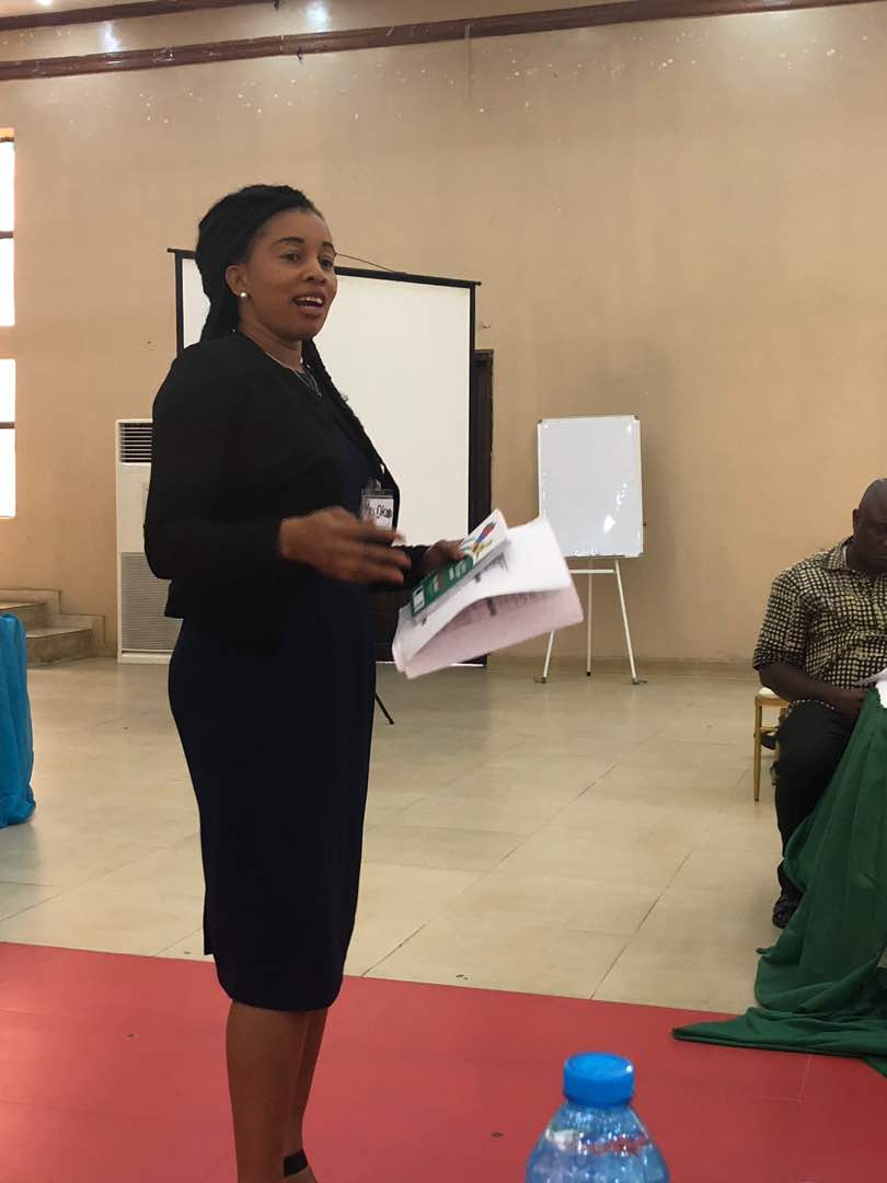 ChigozirimOdink's tweet photo. Today I moderated a session on @cleenfoundation activities to mitigate electoral violence in Nig for the 2019 general elections under the @EU_SDGN Programme supported by the @EUinNigeria.
#NigerDeltaDialogue
#AAPeaceWorks
#Non-Violent Elections
@laolub, @CCDNigeria @IPCng https://t.co/UZ3riED8uP