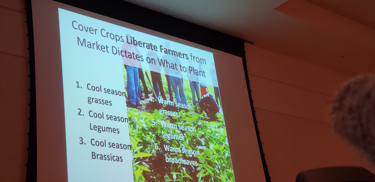 Ray Weil soil expert from the University of Maryland talks about how long are #covercrops covering cropland in a year and how to achieve as many services as possible #healthysoils