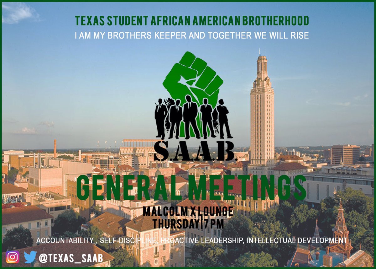 We’re back tonight for our General Body Meeting in the Malcolm X-lounge.