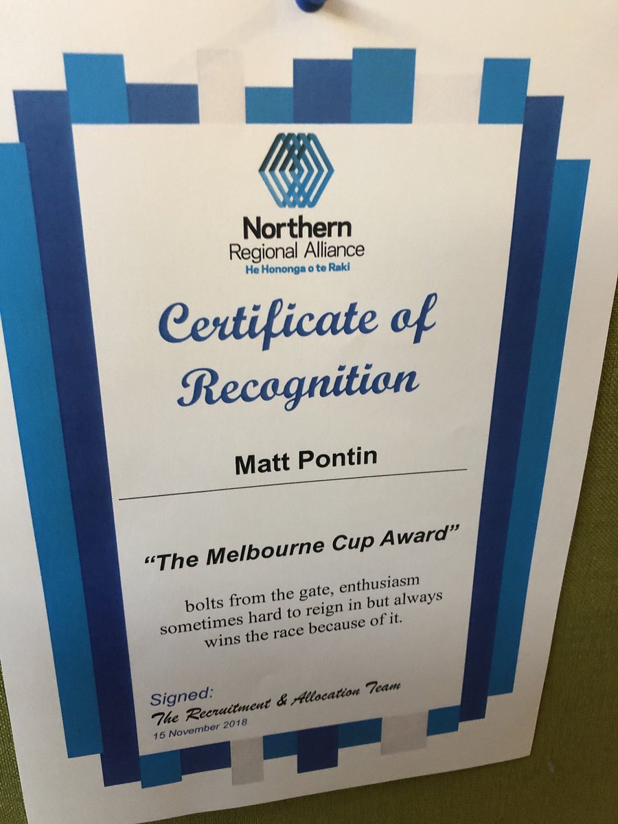 matt_pontin's tweet image. Just love my award from my team @AucklandDoctors #winning #team #docsrock