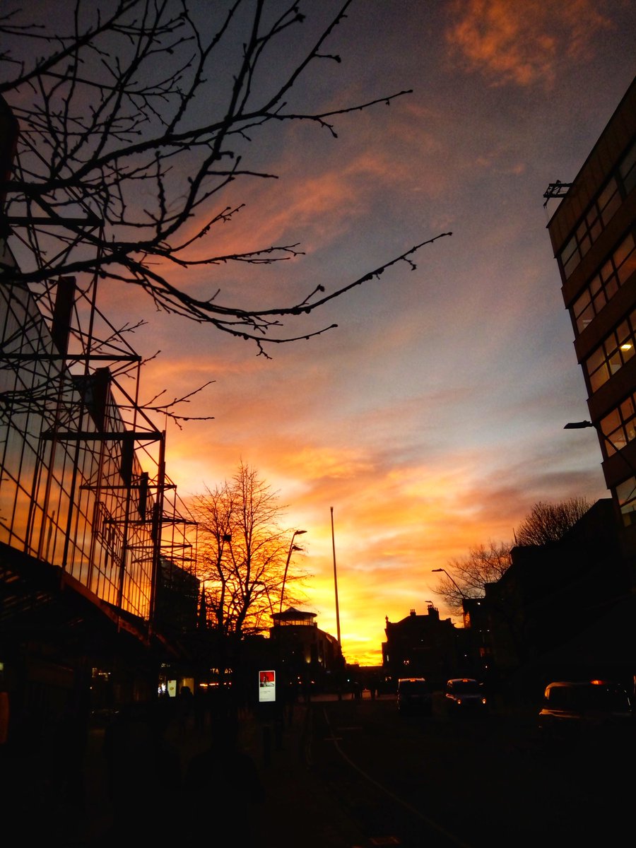 Last night's sunset #SheffieldIsSuper #sheffieldcity #barkerspool