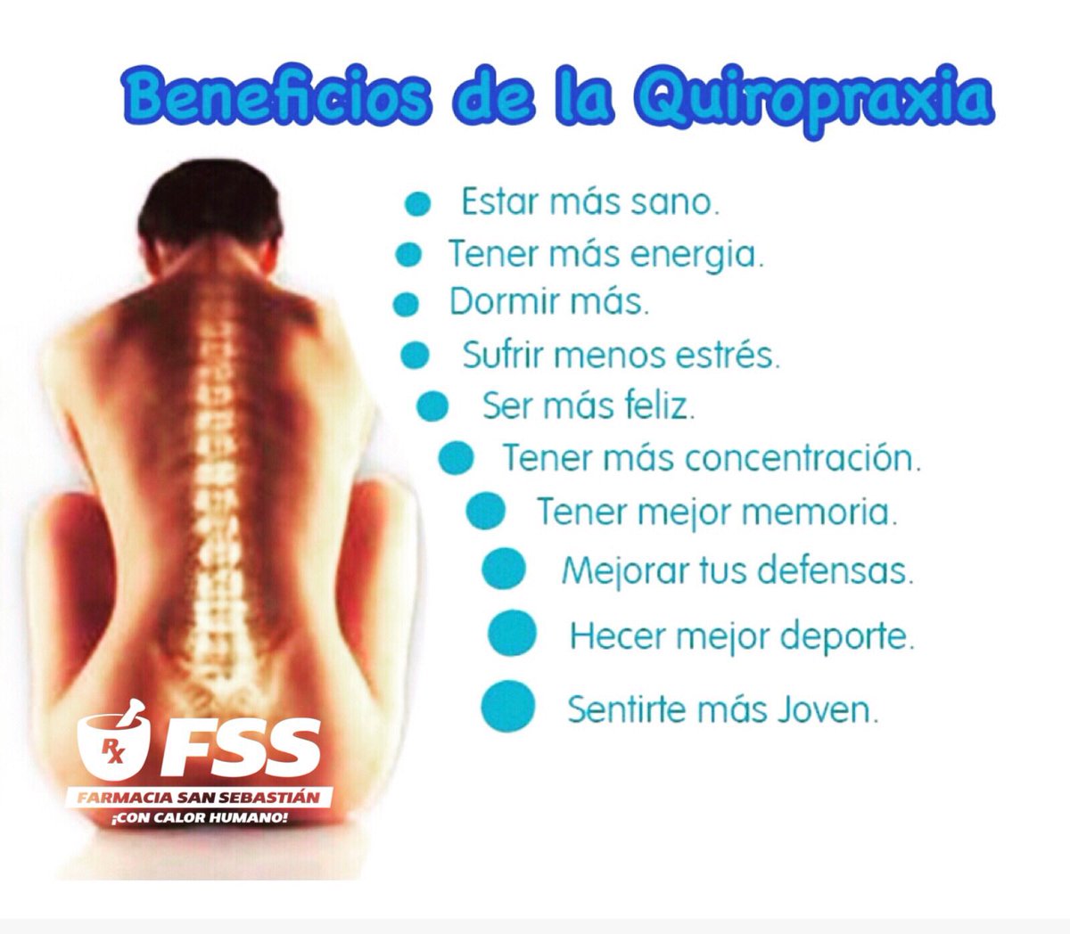 FssEsteli's tweet photo. #fsstips : La atención quiropráctica es una forma de diagnosticar y tratar problemas de salud que afectan los nervios, los músculos, los huesos y las articulaciones del cuerpo. #fss #esteli #nicaragua #farmacia https://t.co/l72cIYfXT4