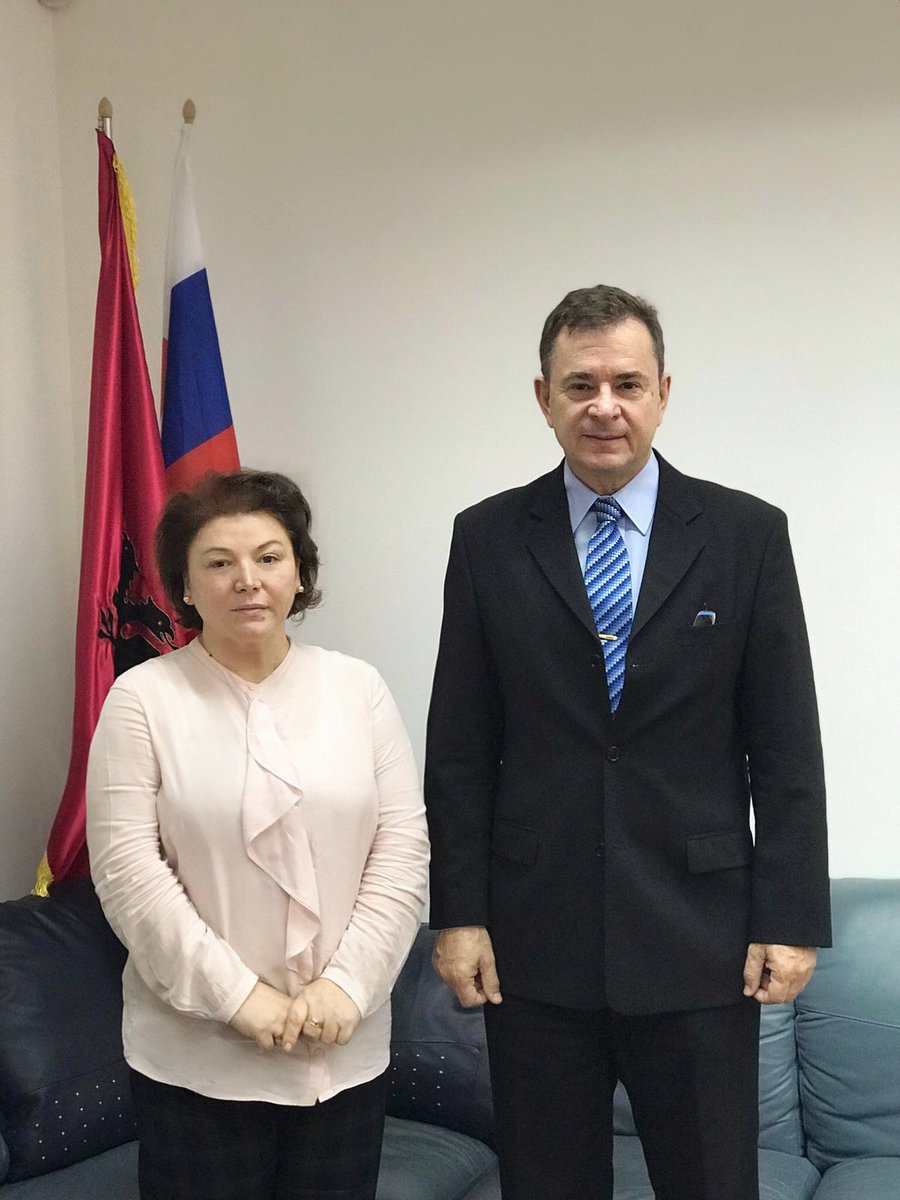 EnkeledaMerkuri's tweet photo. A warm and friendly meeting with 🇭🇷Ambassador @AleksandarHeina, discussing about the excellent cooperation between the two countries. as #NATOmembers, the common future in the #EuropeanUnion and the recent developments in our region, as well as in Slovakia. 🇦🇱🤝🇭🇷 https://t.co/9GOxRHrMof
