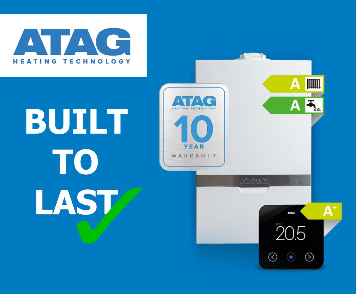 APG_Heating's tweet photo. As a ATAG select partner we're proud of the boilers we install and heres why.
The ATAG icon heat exchanger has unrivalled performance and efficiency levels, and it also carries a lifetime guarantee not to mention ATAG boilers are the most energy efficient in Europe.
@atagheating https://t.co/26fpMtNCOx