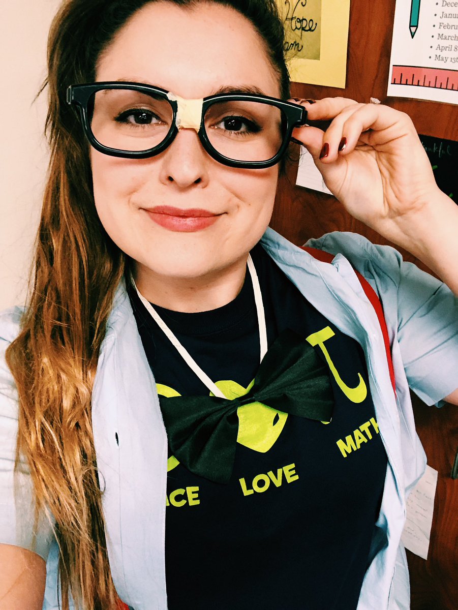 mrs_platt_'s tweet photo. happy nerd day errybody!!! PEACE, LOVE, MATH!!!!! #voteforpedro #voteforplatt #bozstory18 https://t.co/FFMS0QlW4u