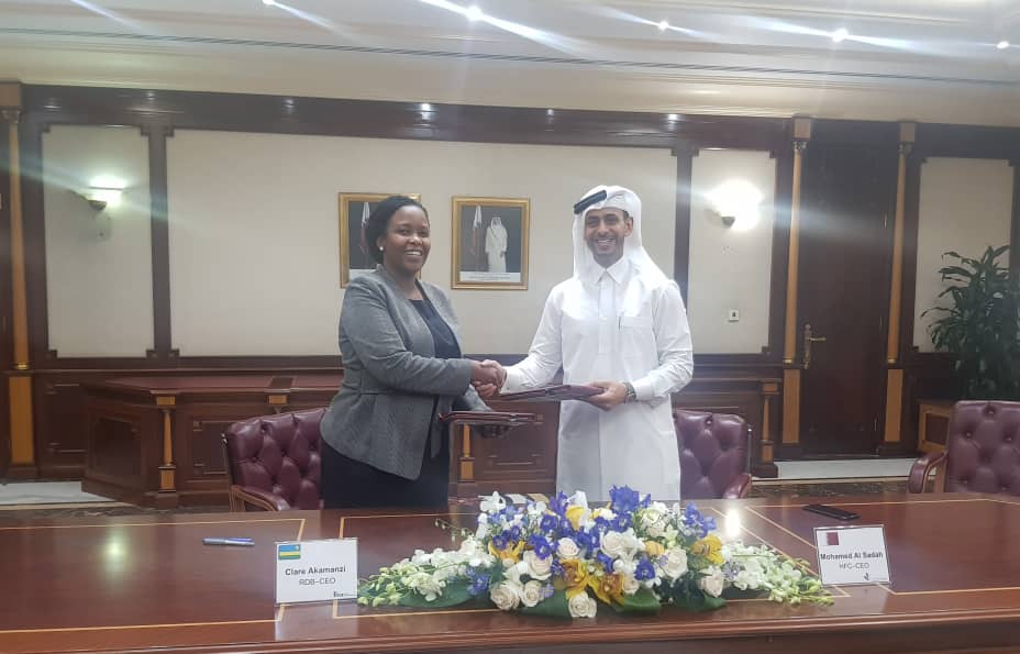 elicanngango's tweet photo. Three agreements were signed today btn #Rwanda &amp; #Qatar among them: Air Services, Reciprocal Promotion &amp; Protection of Investments as well as an MoU on Economic, Commercial &amp; Technical Cooperation. Witnessed by Pres. @PaulKagame &amp; Sheikh Tamim bin Hamad Al Thani - Emir of Qatar. https://t.co/z0EJA7PXjc