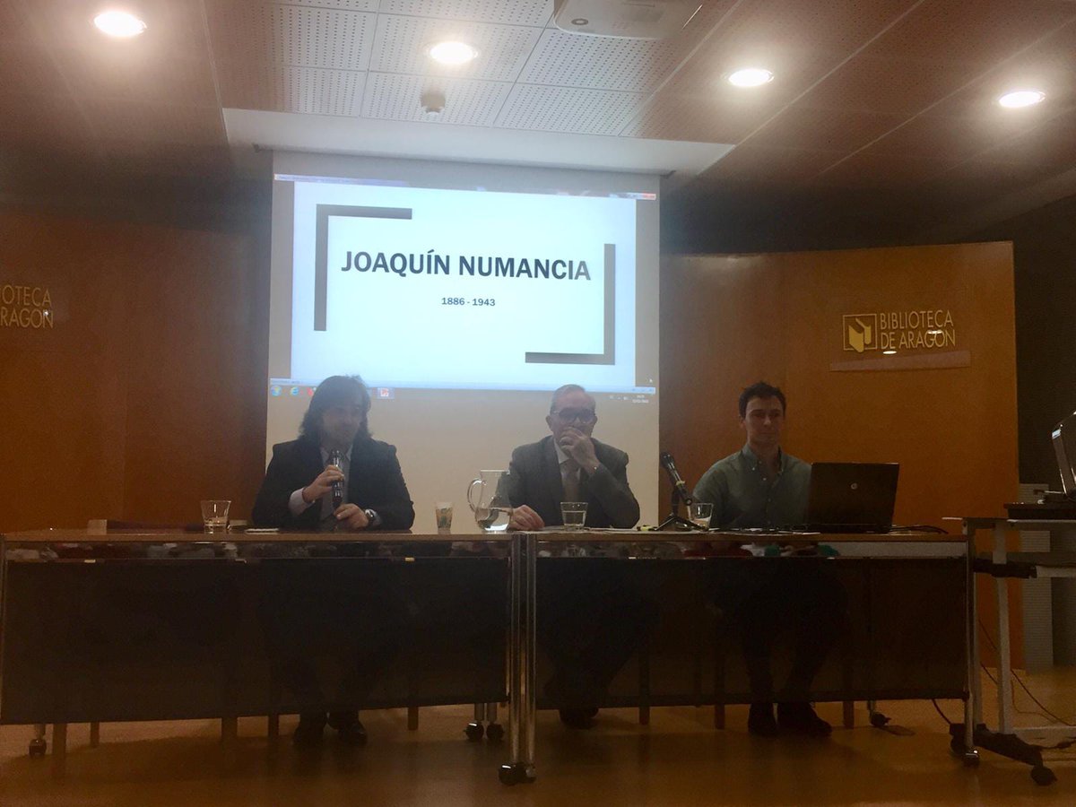GobAragon's tweet image. El segundo ciclo "Jueves con #jota" de la #fonoteca ha celebrado hoy una sesión monográfica en la Biblioteca de Aragón sobre el gran cantador y maestro Joaquín Numancia, de cuyo fallecimiento se cumplen 75 años.
#CulturaAragón