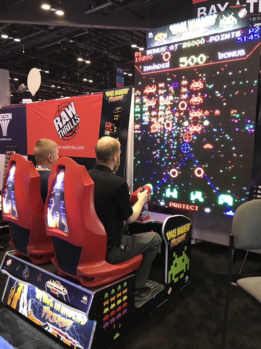 Park_Journey's tweet photo. Lots of great games to try out over at Raw Thrills. #IAE2018 #IAE18 @rawthrills https://t.co/TPmPdsHo6t