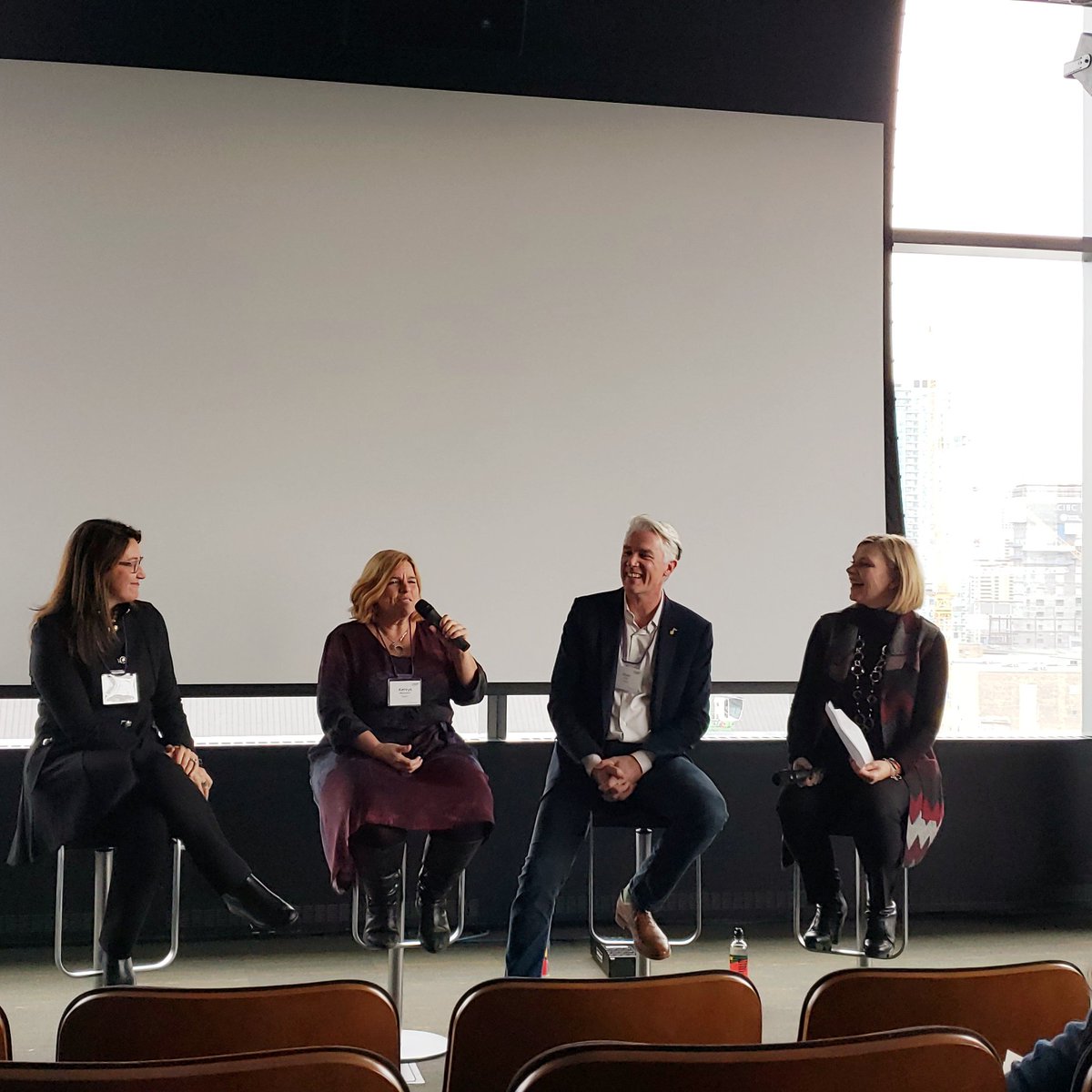 shirleymukerjea's tweet photo. @KathMatheson "Long ago I gave up Guilt!". It's not about work life balance. It's about work-life Choices! @HeyRoundtable #RechargeTO https://t.co/rd7P1xotBR