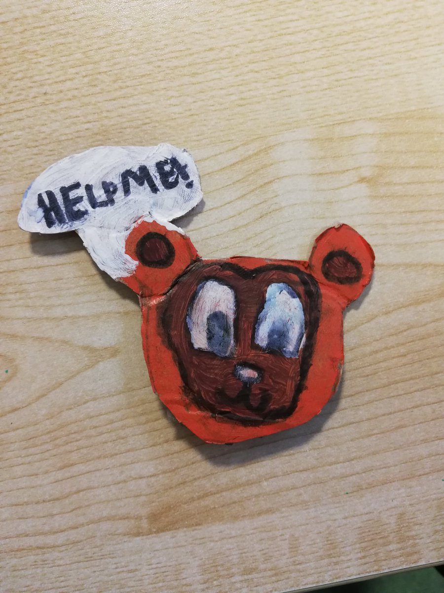 4thClass_Slane's tweet photo. So impressed by a very globally aware pupil who made this badge in an attempt to raise awareness about the plight of the orangutans as a result of #PalmOil! @IcelandFoods @Slanens https://t.co/9LyEzFAeAk