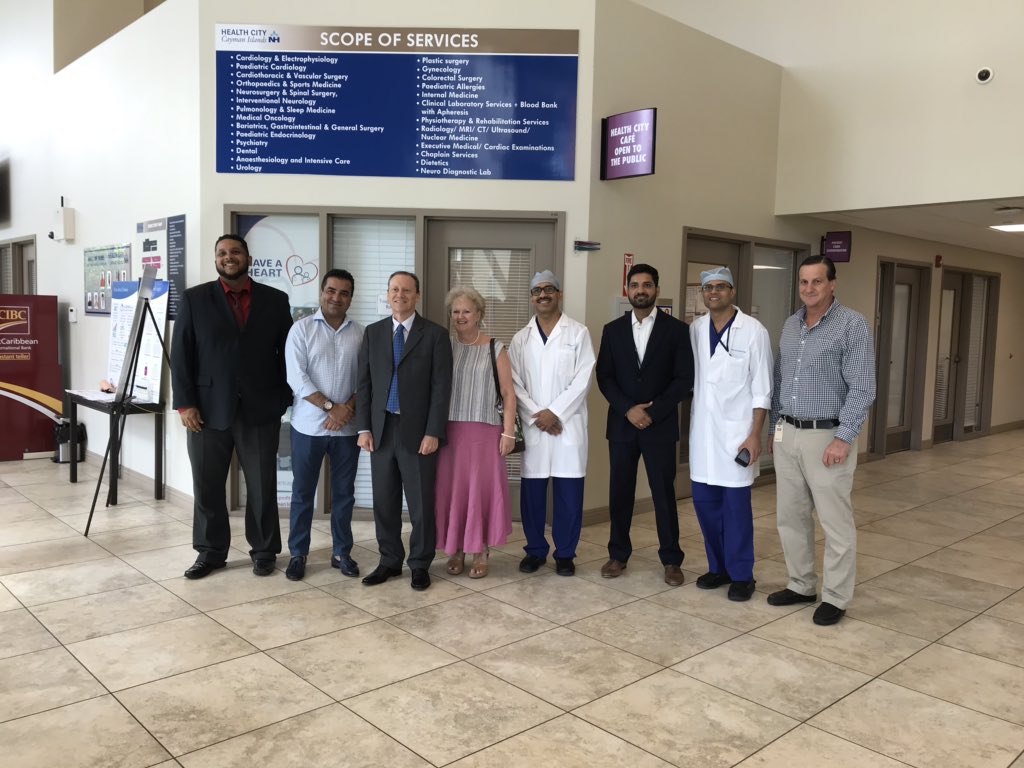 Delighted to visit the highly impressive Health City and meet staff. World-beating facilities and great example of how to diversify economy #DestinationHealthcare