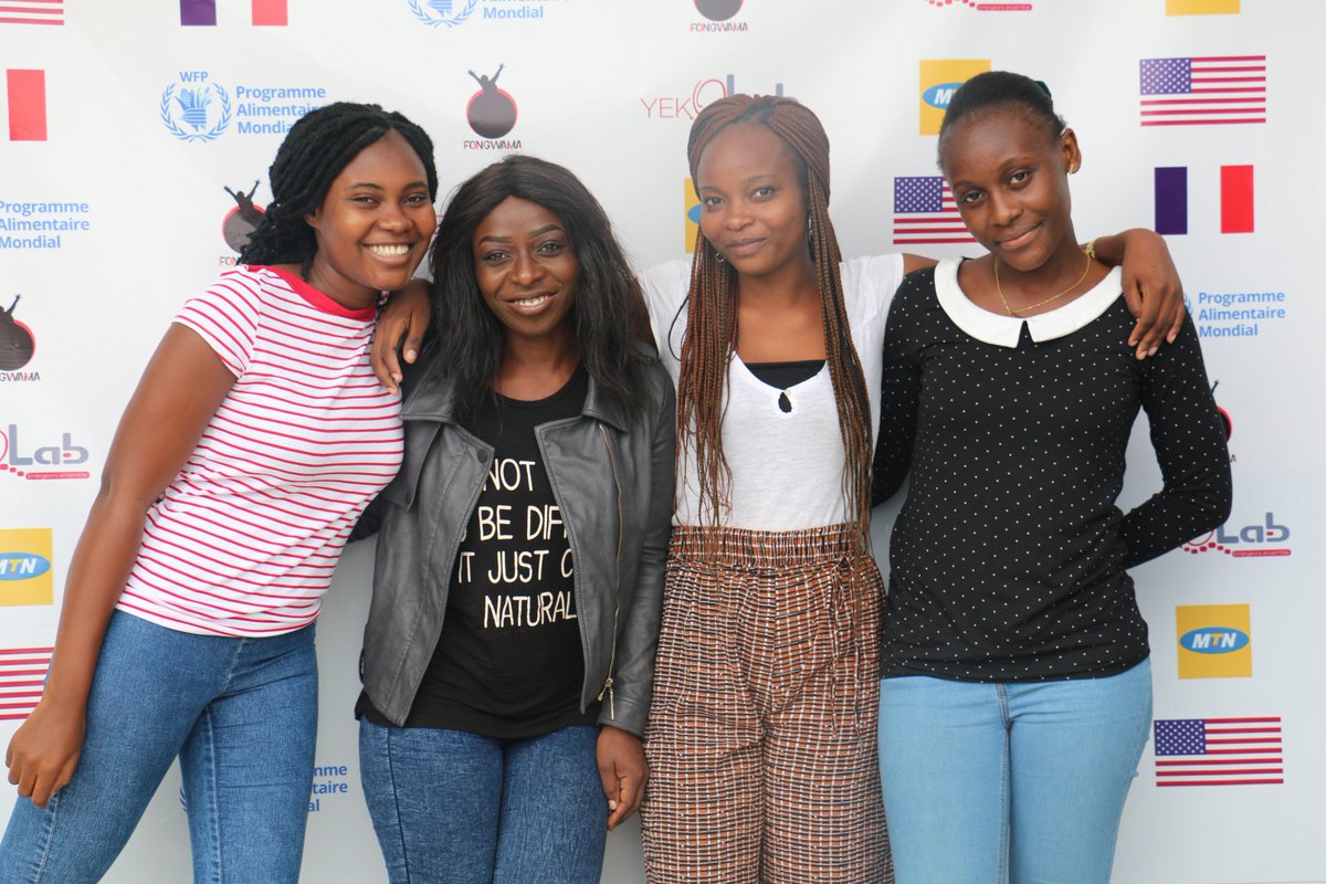NelsonCishugi's tweet photo. Et ce sont des GAGNANTES ! Le groupe Innovative ladies est le grand gagnant du #CongoHackerSpace avec le @PamCongo @fongwama @MTN_123 @USEmbassyBrazza https://t.co/8W5xwm074v