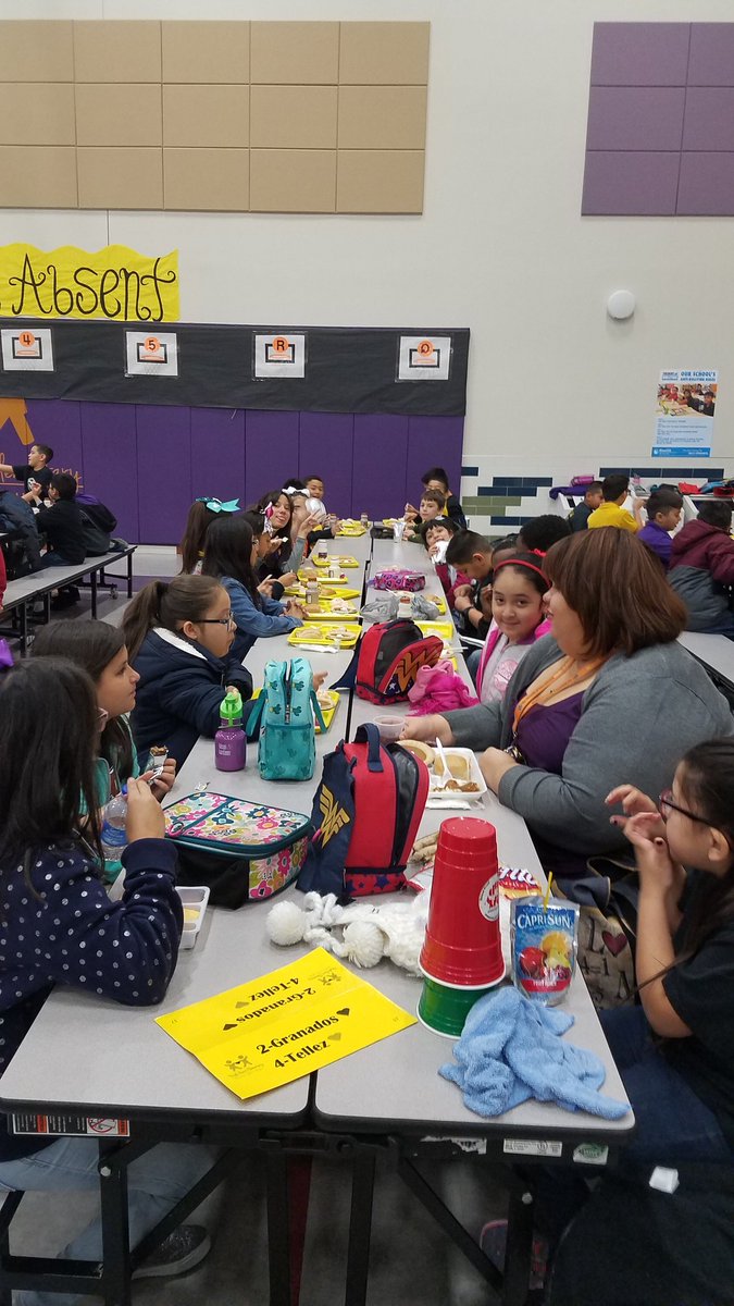 PHE Hero Teachers enjoying a Pre-Thanksgiving meal with there students. Thankful for each other. #PHEHEROESBELIEVE#UNSTOPPABLEUS