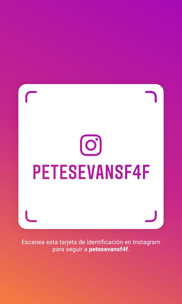 petesevans - why does he not follow me on instagram