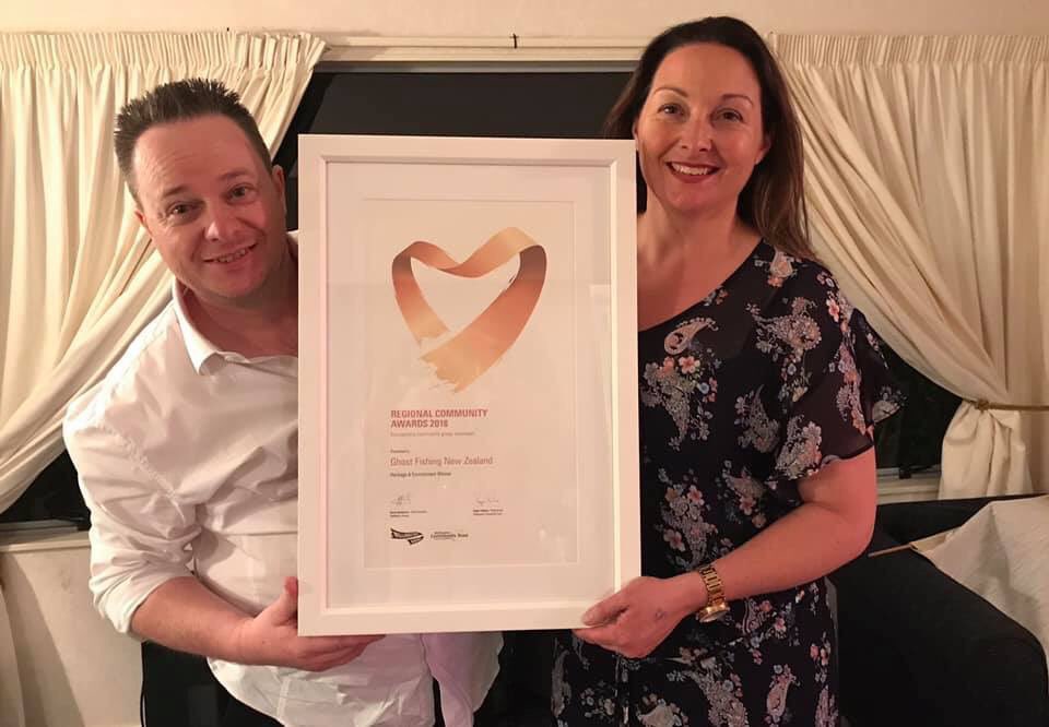 We are so honoured to have won the Heritage &amp; #Environment category of the <a href="/WLGAirport/">Wellington Airport</a> community awards!! Thank you to all our team, supporters and sponsors, we couldn’t have done it without you!! #ghostfishing <a href="/WgtnCC/">Wellington City Council</a> @Wellington_NZ