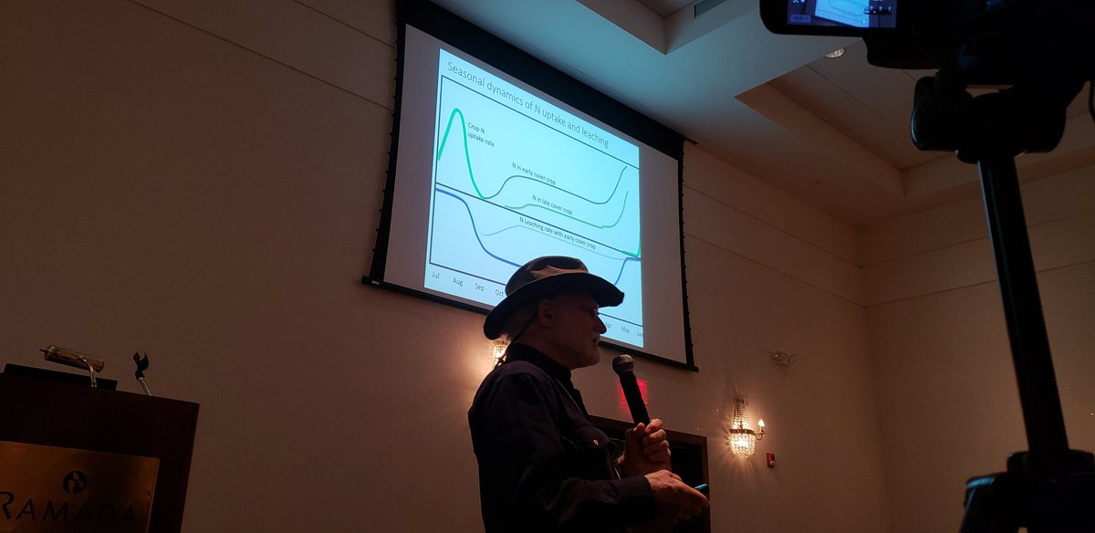 The earlier the #covercrop is seeded, the better benefits you will take. To get #mycovercrops on time interseeders, aircrafts and airseeders should be considered . Ray Weil, University of Maryland