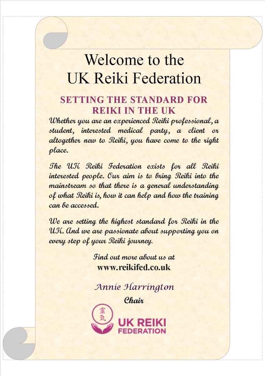 UKReikiFed's tweet image. UK Reiki Federation - setting the standard for Reiki in the UK