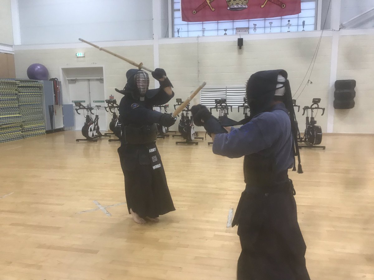 ArmyKendo's tweet photo. Combined Services team training day 2 in Aldershot https://t.co/TAeXUh4lZC