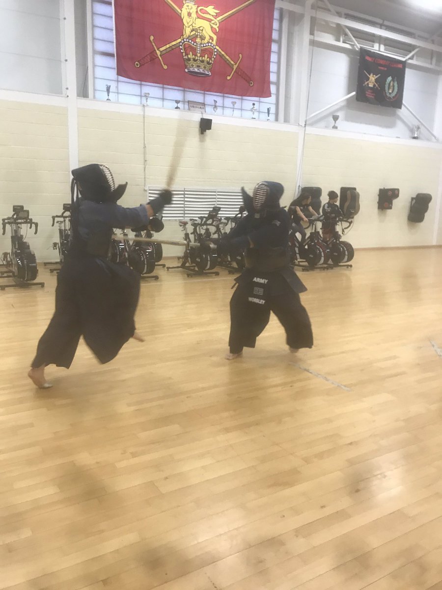 ArmyKendo's tweet photo. Combined Services team training day 2 in Aldershot https://t.co/TAeXUh4lZC