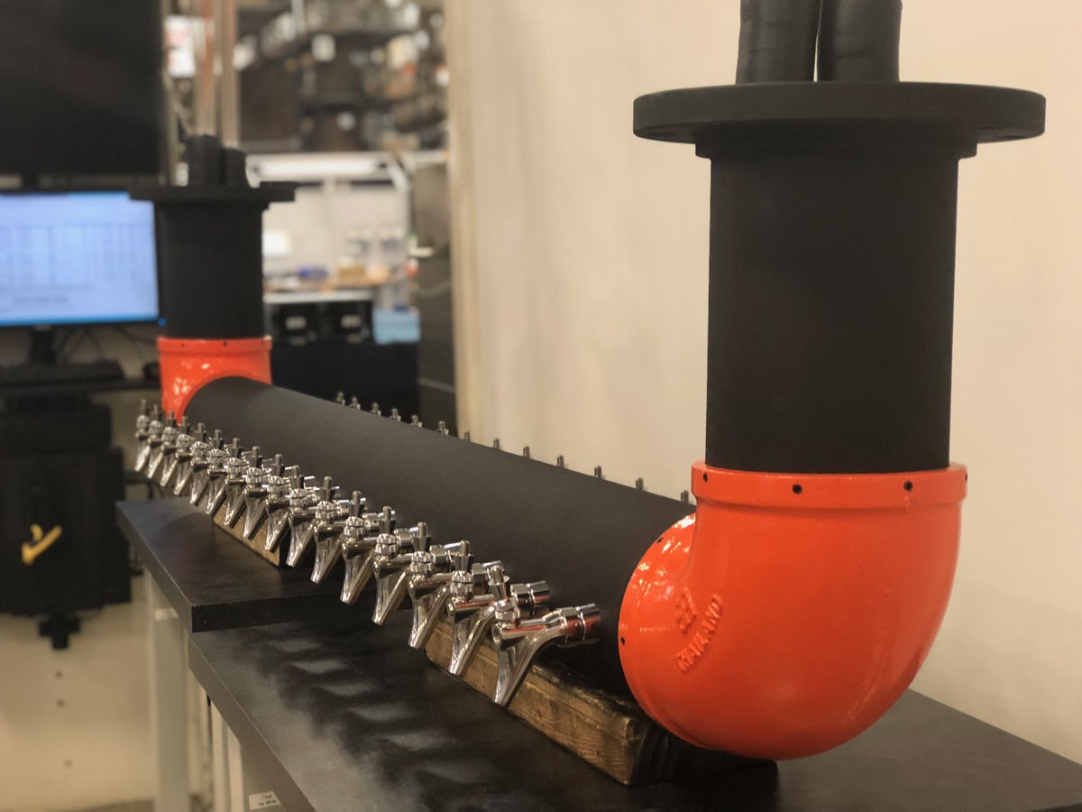 MicroMatic's tweet photo. Thanksgiving is near which helps remind us how thankful we are for our amazing customers, and the ability to bring their visions to life. #CustomDraftTower #BeverageDispensing #MicroMatic
32 product, dual service 6" nominal pipe tower. https://t.co/vt2E2iParc