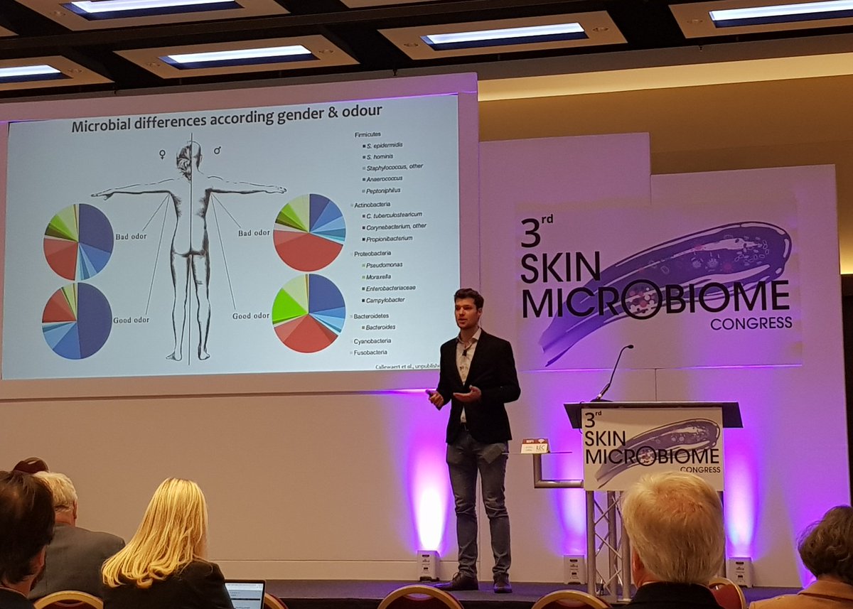 JamesDuboff's tweet photo. #Antiperspirant use introduces metabolites, increasing #microbial diversity, which is associated with increased #malodour. Armpit Bacterial Transplantation (arguably less smelly than #FMT) can save you! @DrArmpit #SkinMicroCongress #odour #microbiome #deodorant #bacteria #science https://t.co/3V1AKGkE5o